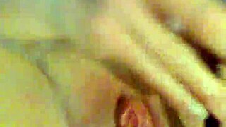 Wife plunges toy into dripping squirting pussy