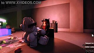 she was annoying so i punished her in roblox