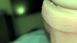 redhead petite girl with small waist shows her tiny pussy to big cock in retro homemade scene