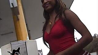 Porn Actors Convince Hot Gas Station Girl To Record