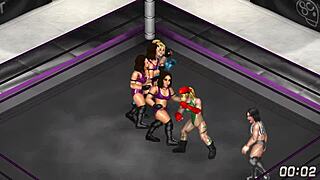 Fire Pro Wrestling World 18: Ryona With Cammy And Samus