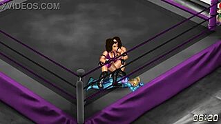 Fire Pro Wrestling World 18: Ryona With Cammy And Samus