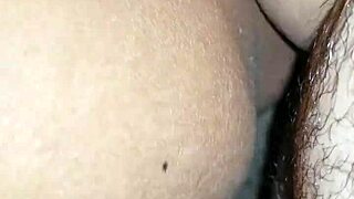 I'm rubbin' my cock on her clit, and she's moanin' so loud.