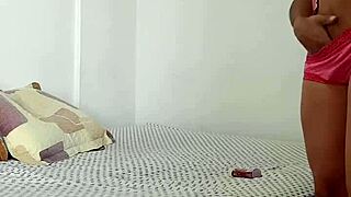 Spy cam catches Italian stepsister Miranda moaning loud