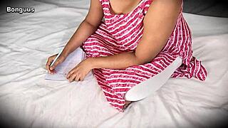 Step Daughter Drilled Hard by Step Father in First Creampie Encounter