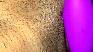 Amateurs use dildos vibrators crazy toys in bedroom sex.