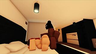 the slut gets roughly sucked and deepthroated by big black cock in wet sex session