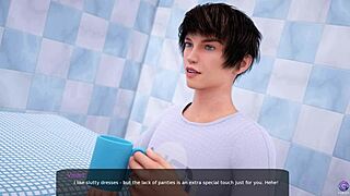 Stepsister's friend massages huge tits. Milfy city blowbang follows.