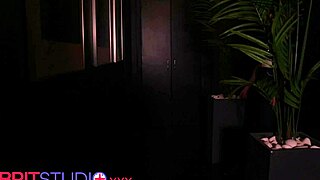 Nurse sneaks to gloryhole for cum after shift