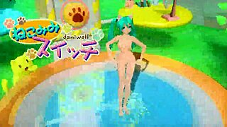 hatsune miku nekomimi switch project diva nude mod full nude