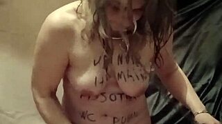 on march 8 2025, she became a human urinal slave in public