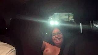 Man, this hot Asian wife fucks bareback with the app driver! 🔥