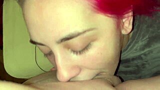 Hard sloppy throat fucking with ball licking and gagging 😈