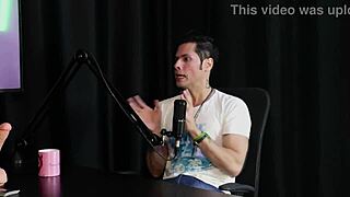 Brazilian blonde Jow Jow Sheer Red enters porn after pandemic, accepted by family in sheer red lingerie group scenes