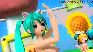 hatsune miku nekomimi switch project diva nude mod full nude