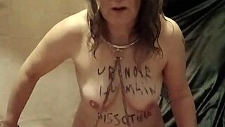 on march 8 2025, she became a human urinal slave in public