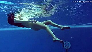 hey, wanna watch lina mercury in red lingerie underwater?