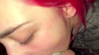 Hard sloppy throat fucking with ball licking and gagging 😈