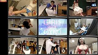 Why is Alix Avery giving a footjob in latex domination?