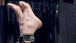 Clamped With Pins Blonde Is Suspended And Whipped Bound Tied Up In Kinky Bdsm Rough Bondage Slave Deepthroat