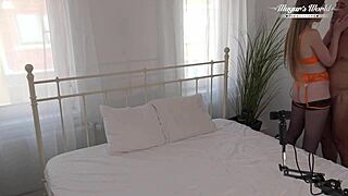 Behind the scenes alice maze takes monster cock anal creampie