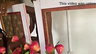 she's addicted to huge bbc, loving every inch at home