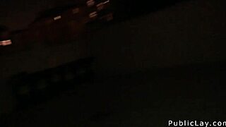 european brunette amateur public bang, shaved and hardcore in reality.