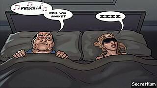 the mayor's cheating husband banging his ebony maid in the kitchen