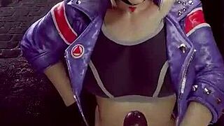 Check out this hot cartoon with athletic ass blowjob and handjob leading to facial