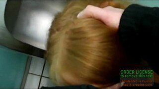 i got a blowjob in the toilet from a russian whore with cum