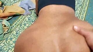 Beautiful big ass gets gaping anal filled with cum everywhere