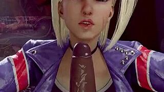 Check out this hot cartoon with athletic ass blowjob and handjob leading to facial