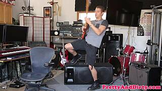 busty babe sits on guy's cock after giving a blowjob in fantasy scene