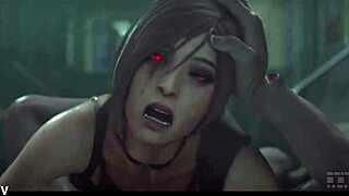 Ada Zombie Riding Monster Cock!