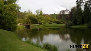Did the hunter find a tight pussy in the park and fuck her rough?