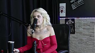 Loira Explains Good Anal Sex, Demonstrates Blowjob And Moans When Inserting In Ass - Kyra Sex Sheer Red!