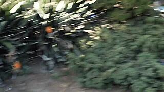 Amateur Caught Flashing Shaved Pussy In Balboa Park San Diego