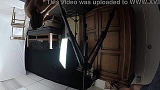 Mandy Mynxx engages in hardcore oral with choking sucking gagging