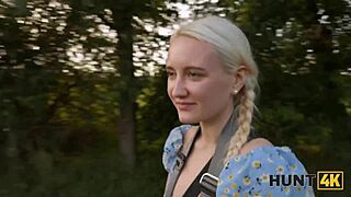 Did the hunter find a tight pussy in the park and fuck her rough?