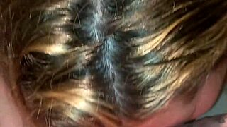 Girlfriend Deepvane sucks dick then backrides with her fat ass