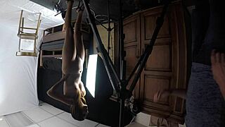 Mandy Mynxx engages in hardcore oral with choking sucking gagging