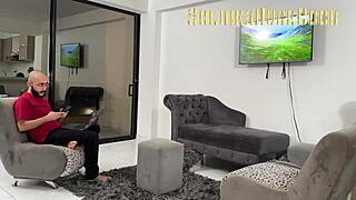 My roommate seduces me to fuck her in dorm