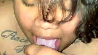 Chubby BBW Polishes My Black Cock With Her Sucking Skills!