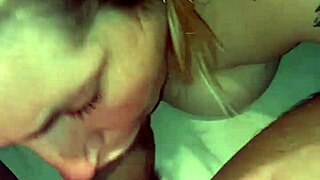 Girlfriend Deepvane sucks dick then backrides with her fat ass