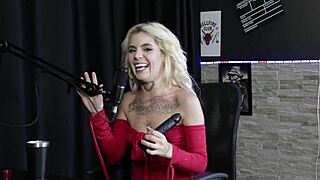 Loira Explains Good Anal Sex, Demonstrates Blowjob And Moans When Inserting In Ass - Kyra Sex Sheer Red!