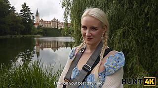 Did the hunter find a tight pussy in the park and fuck her rough?