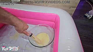 jureka del mar's ass fisted wet and gaping