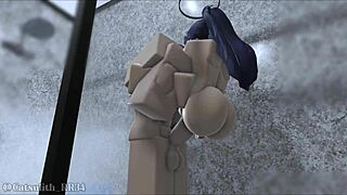 hey, punishing yuuka for coming uninvited with sex and cum