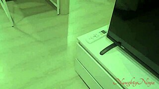 Pranking Wife as Home Intruder with Big Cock