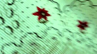 she eagerly swallows the milk after getting it deep in her ass.